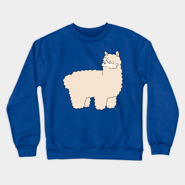 Fluffy Alpaca Crewneck Sweatshirt by saradaboru